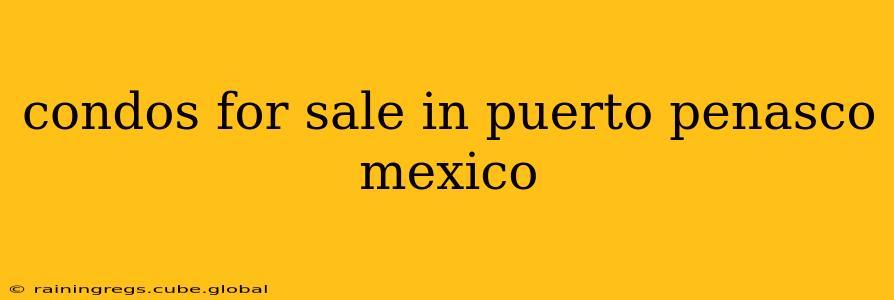 condos for sale in puerto penasco mexico