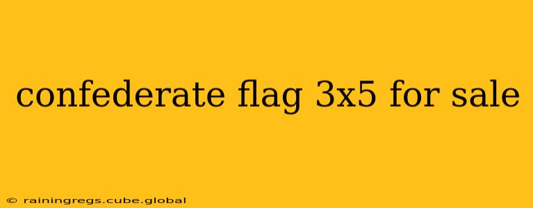 confederate flag 3x5 for sale