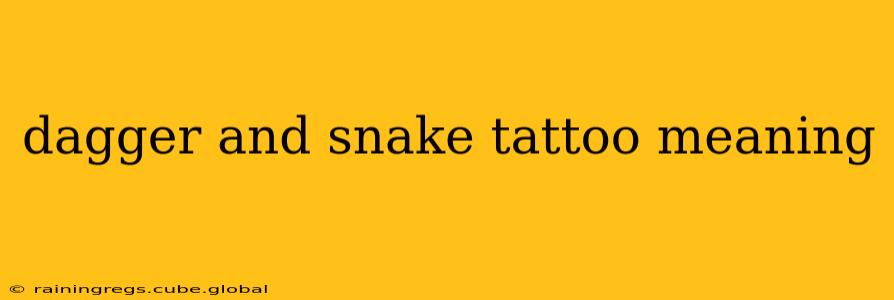 dagger and snake tattoo meaning
