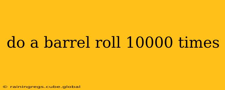 do a barrel roll 10000 times do a barrel roll 10000 times