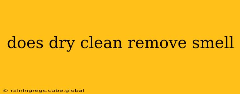 does dry clean remove smell
