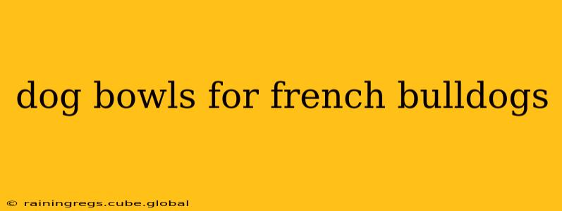 dog bowls for french bulldogs