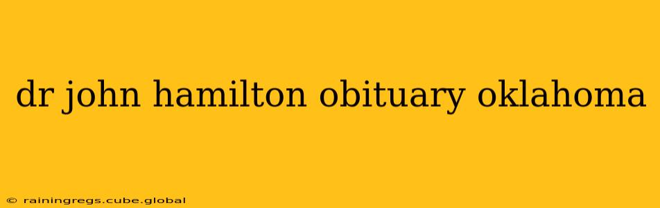 dr john hamilton obituary oklahoma