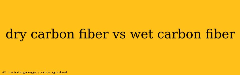 dry carbon fiber vs wet carbon fiber