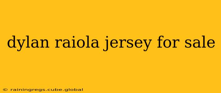 dylan raiola jersey for sale