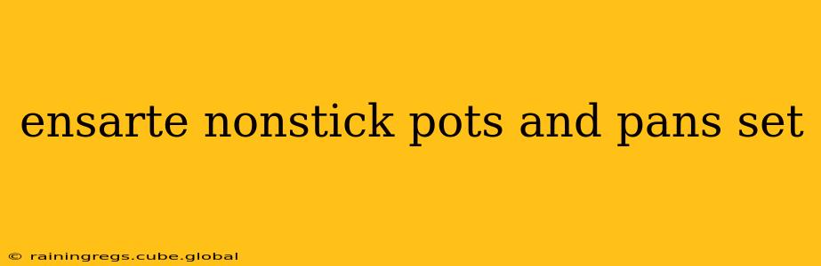 ensarte nonstick pots and pans set