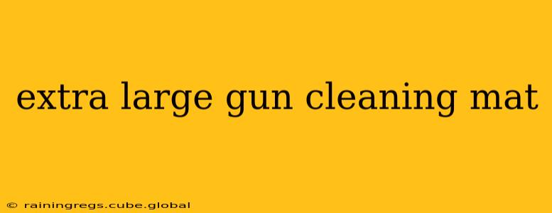 extra large gun cleaning mat