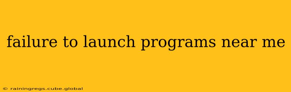 failure to launch programs near me