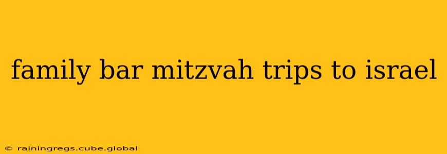 family bar mitzvah trips to israel