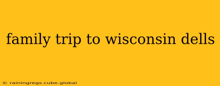 family trip to wisconsin dells