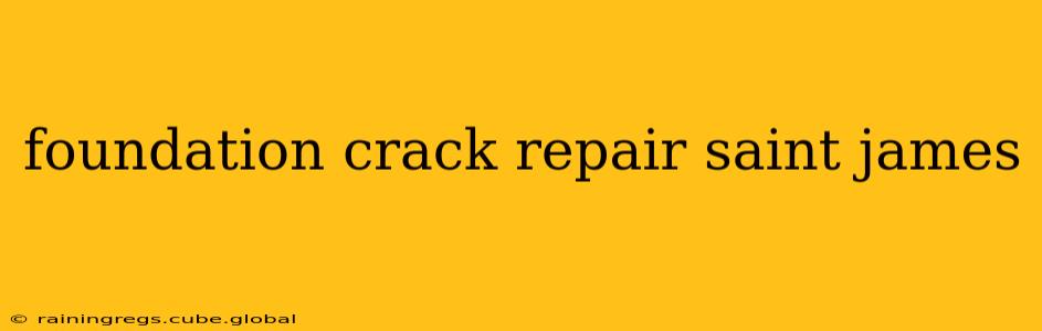 foundation crack repair saint james