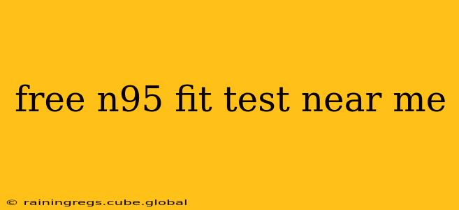 free n95 fit test near me