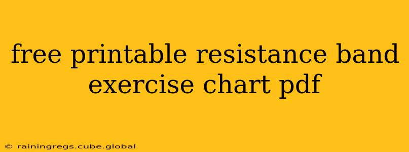 free printable resistance band exercise chart pdf