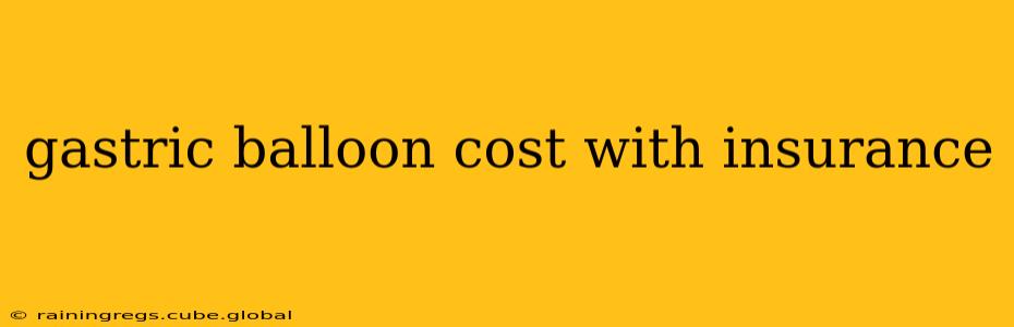 gastric balloon cost with insurance