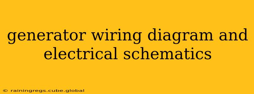 generator wiring diagram and electrical schematics