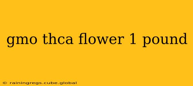 gmo thca flower 1 pound