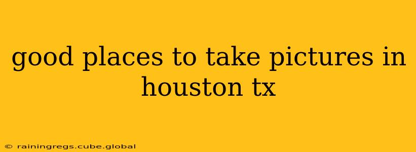 good places to take pictures in houston tx