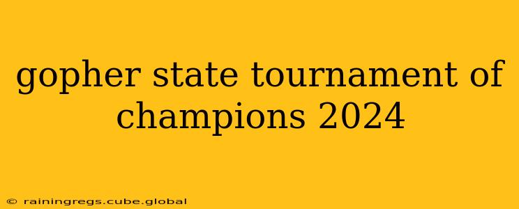 gopher state tournament of champions 2024