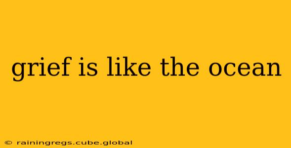 grief is like the ocean