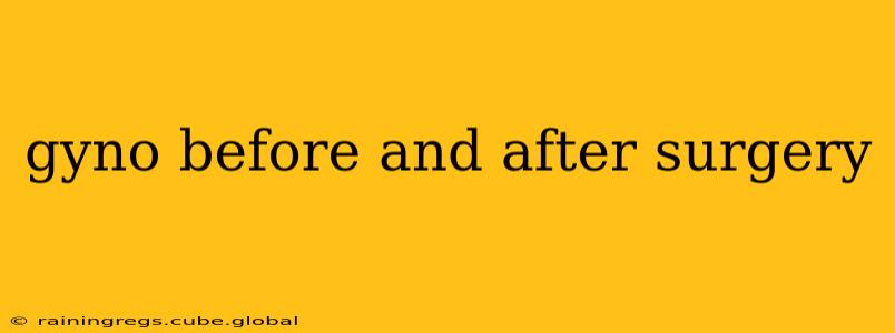 gyno before and after surgery