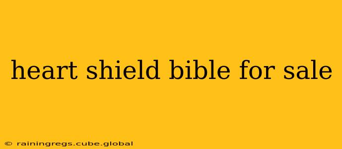 heart shield bible for sale