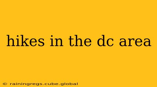 hikes in the dc area