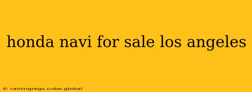 honda navi for sale los angeles
