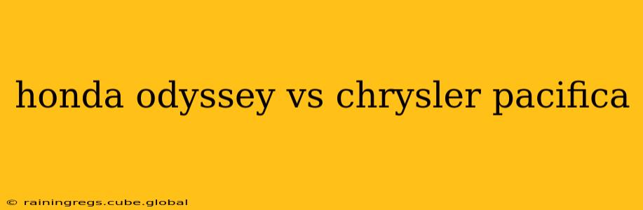 honda odyssey vs chrysler pacifica