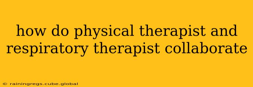 how do physical therapist and respiratory therapist collaborate