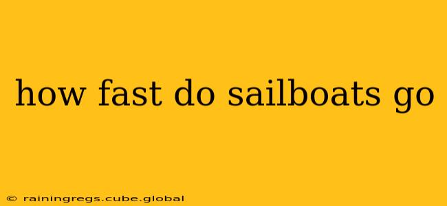 how fast do sailboats go