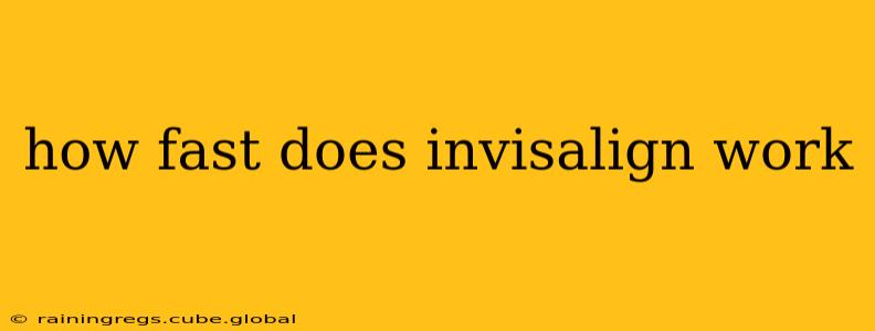 how fast does invisalign work