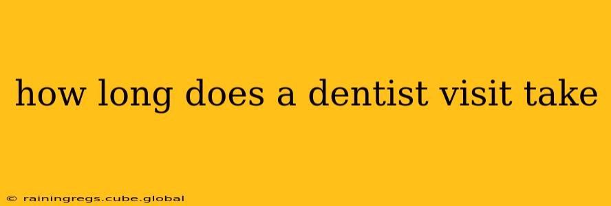 how long does a dentist visit take