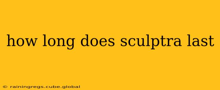 how long does sculptra last