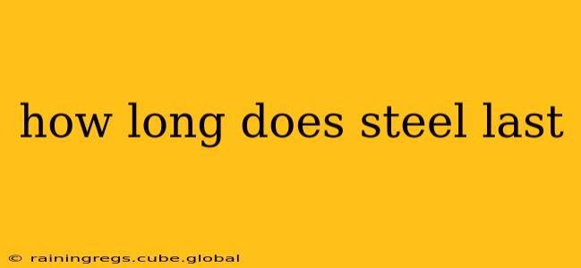 how long does steel last