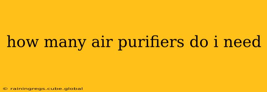 how many air purifiers do i need
