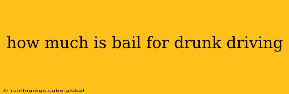 how much is bail for drunk driving