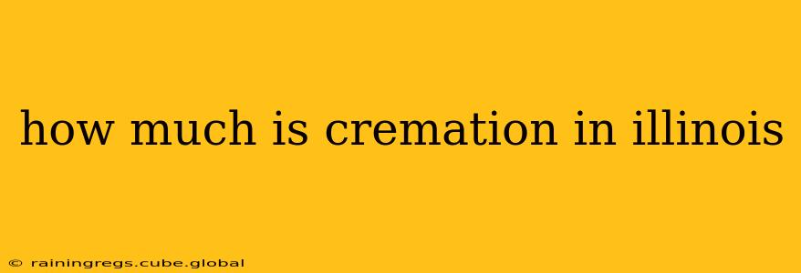 how much is cremation in illinois