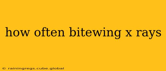how often bitewing x rays