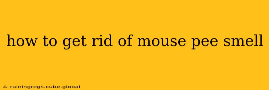 how to get rid of mouse pee smell