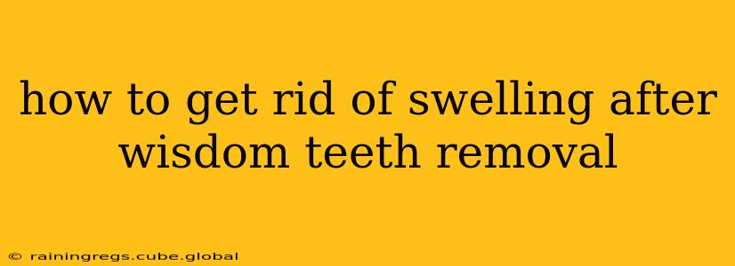 how to get rid of swelling after wisdom teeth removal