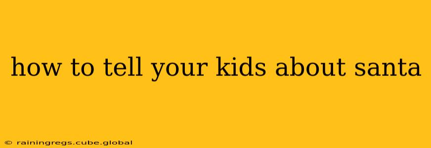how to tell your kids about santa