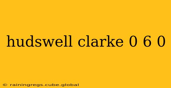 hudswell clarke 0 6 0