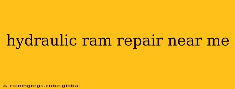 hydraulic ram repair near me