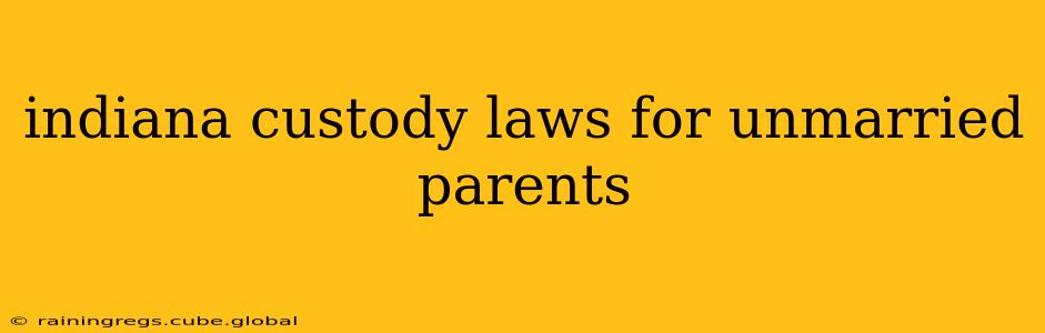 indiana custody laws for unmarried parents