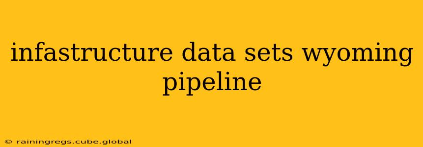 infastructure data sets wyoming pipeline