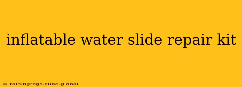 inflatable water slide repair kit