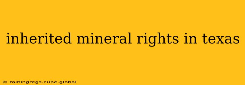 inherited mineral rights in texas