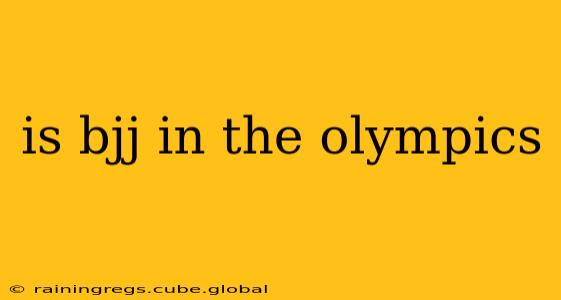 is bjj in the olympics
