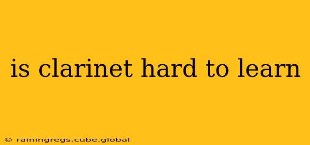 is clarinet hard to learn