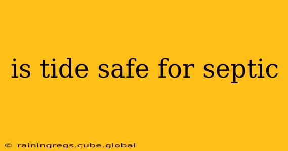 is tide safe for septic